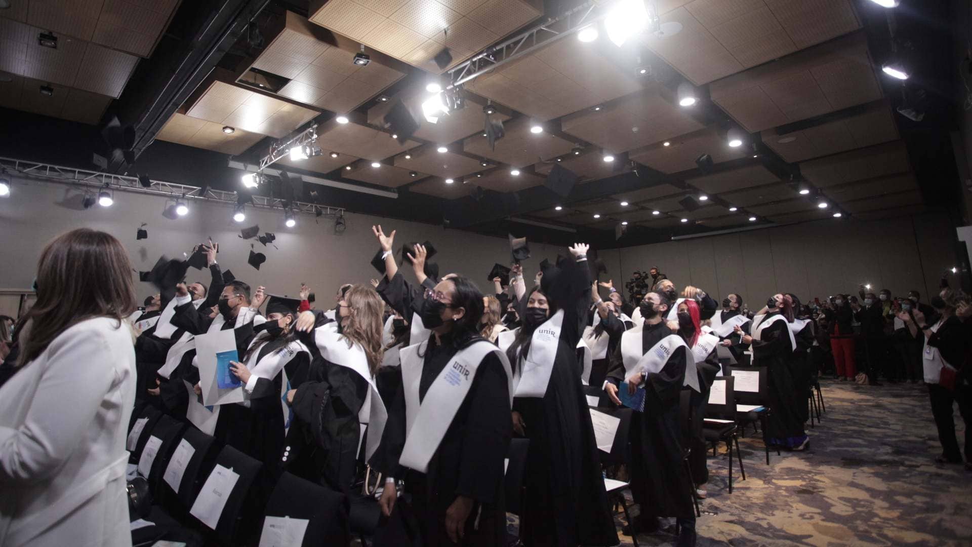 Momento de la graduación de la tercera promoción en marzo. 
