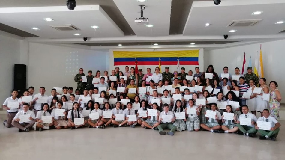 Graduación del Campus Solidario de la Fundación con el apoyo del Ejército.