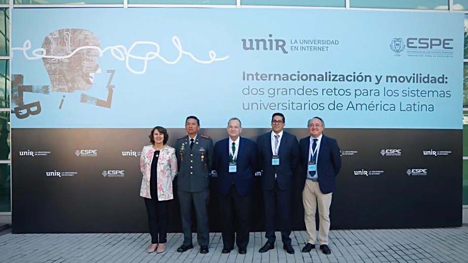 UNIR y la Universidad de las Fuerzas Armadas (ESPE) organizaron una jornada de Movilidad en Ecuador.