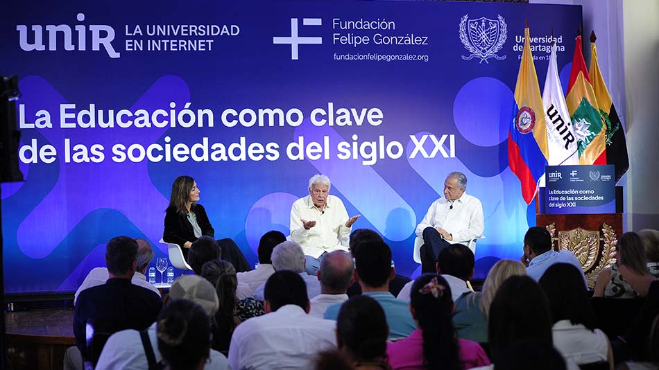 Un momento del foro ‘La educación como clave de las sociedades del siglo XXI’.