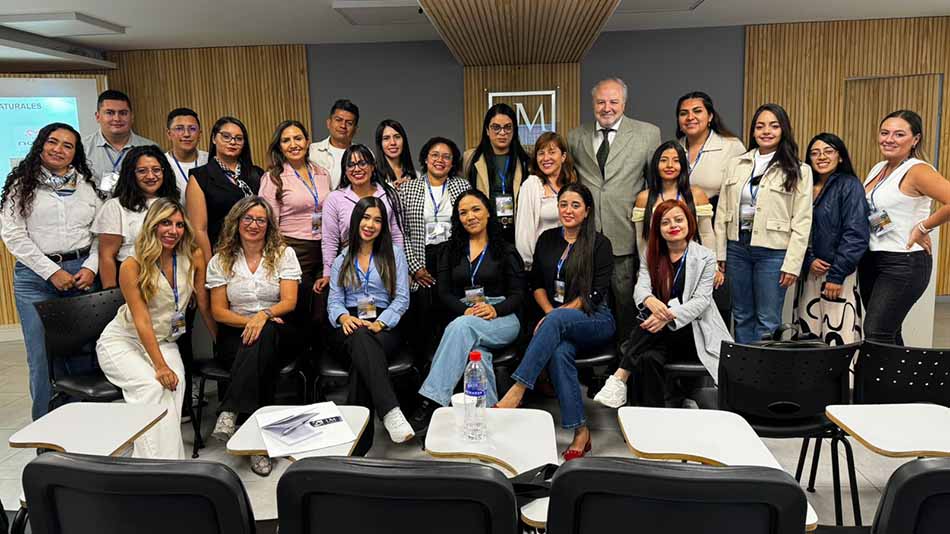 Los estudiantes de Fundación UNIR, durante el viaje.