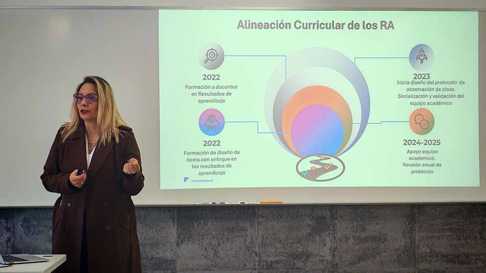 un momento de la presentacíón